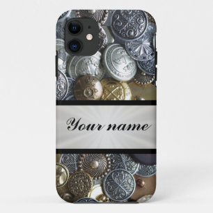 Metal Button Collection iPhone 11 Hülle