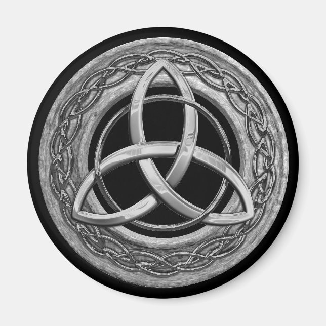 Metal Celtic Trinity Knot Magnet (Vorne)