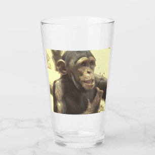 Metal Chimp Glas
