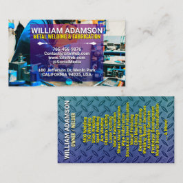 (Metal Contractor Services) Fabrication & Welding Visitenkarte