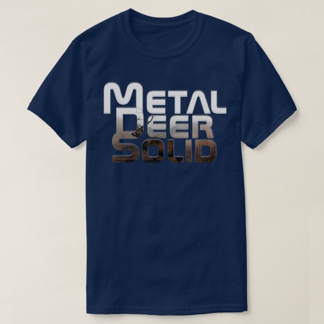 Metal Deer Solid T-Shirt (Design vorne)