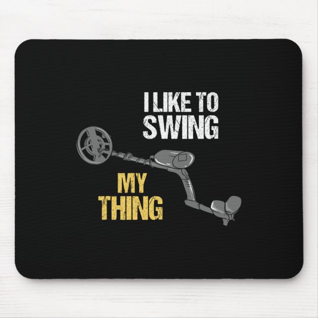 Metal Detecting Metal Detector Dirt Fishing  Mousepad (Vorne)