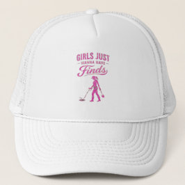 Metal Detecting Pink Lady Truckerkappe