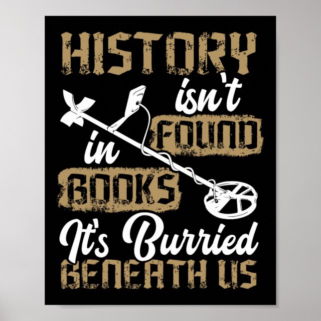 Metal Detection Archeology Adventure Metal Detecti Poster (Vorne)