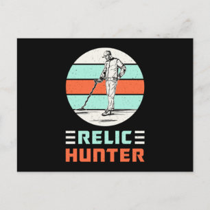 Metal Detectorist Retro Funny Gift Idee Postkarte