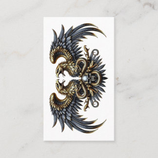 Metal Fan Badetuch Adler mit Totenkopf Visitenkarte