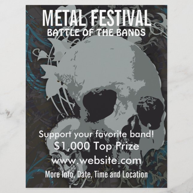 Metal Festival Music Flyer (Vorne)