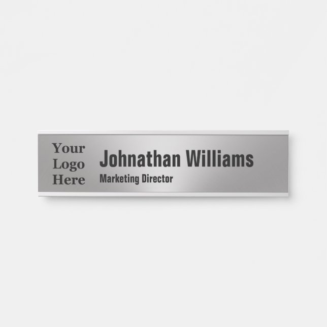 Metal für Firmenwerbung Aussehen des Namensschilds Türschild (Vorderseite )