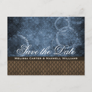 Metal Gear Save-the-Date-Postkarte, Blau Ankündigungspostkarte