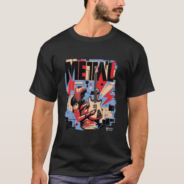 Metal Guitarist T-Shirt (Vorderseite)