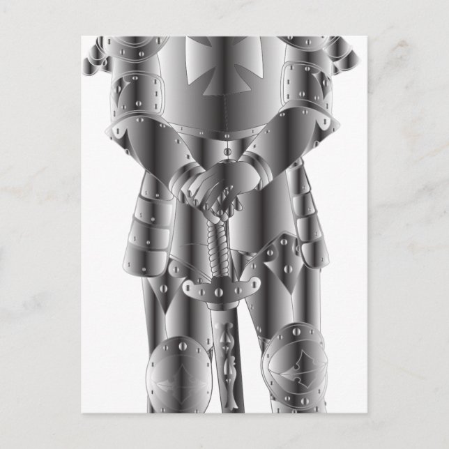 Metal Knight Postkarte (Vorderseite)