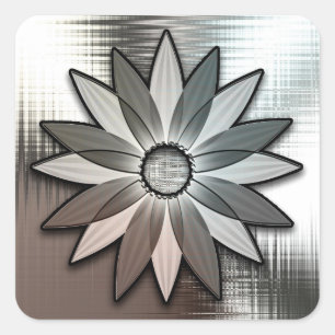 Metal Look Daisy Blume Stickers