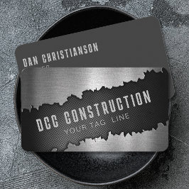 Metal Looking Masculine Moderne Minimalistische Co Visitenkarte