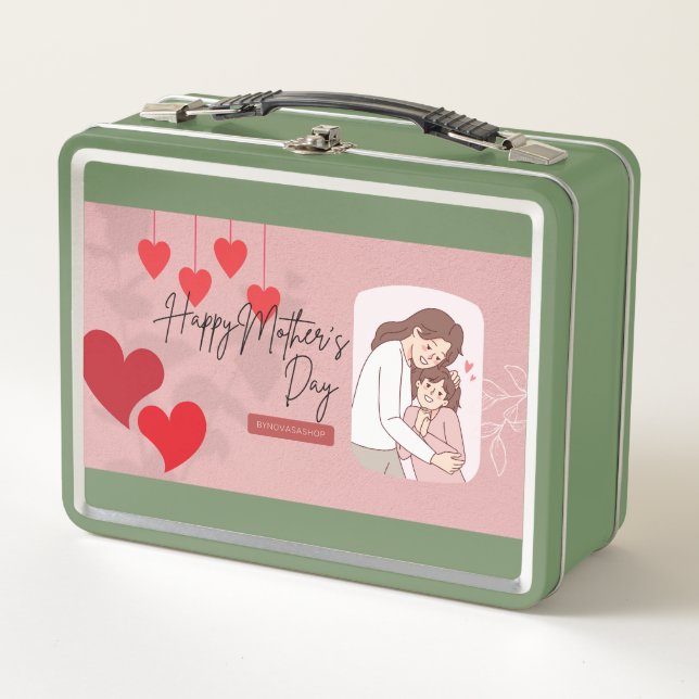 Metal Lunchbox für den Muttertag (Vorderseite)