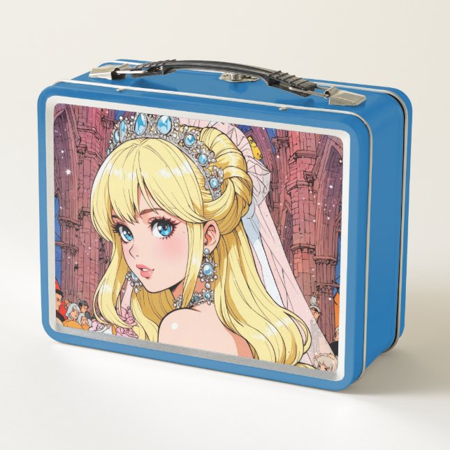 Metal-Lunchbox/Kosmetikbox Metall Brotdose (Rückseite)
