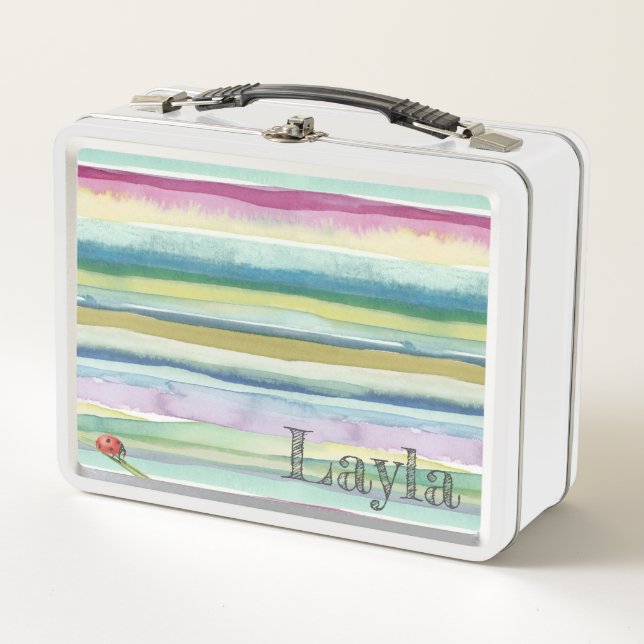 Metal Lunchbox - Mittagszeit Ladybird (Vorderseite)