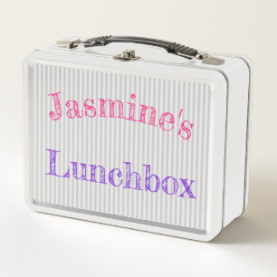 Metal Lunchbox - Personalisiert