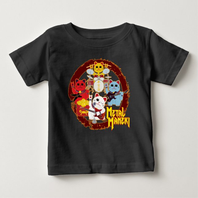 Metal Maneki Baby T-shirt (Vorderseite)