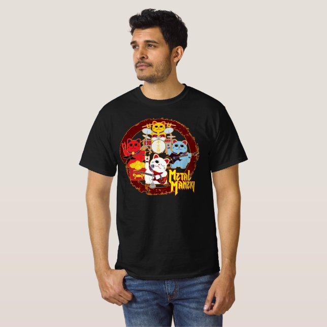 Metal Maneki T-Shirt (Vorne ganz)