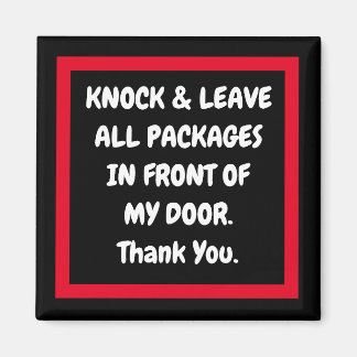 METAL NOTES AMAZON, FEDEX, USPS, VERLASS PKGS MAGNET