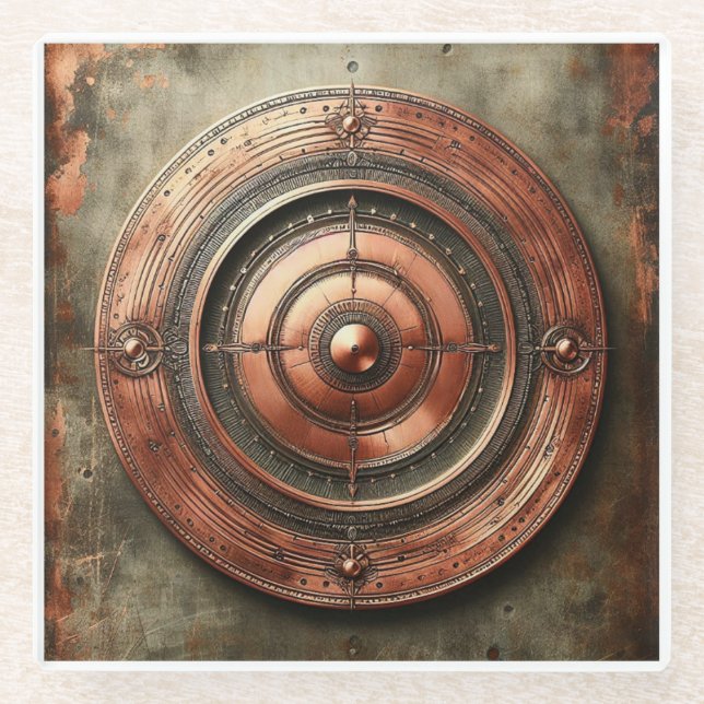 metal object  glasuntersetzer (Vorderseite)