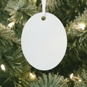 Metal Oval Ornament Aus Metall