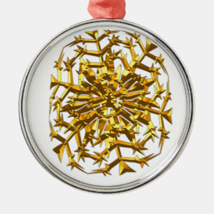 Metal Oval Ornament Aus Metall