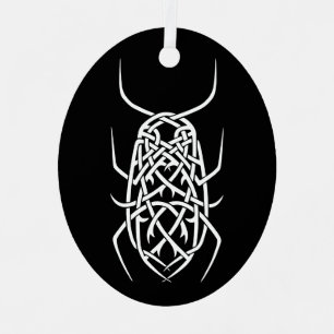 Metal Oval Ornament Aus Metall