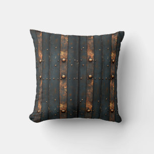 Metal Rivets Throw Kissen