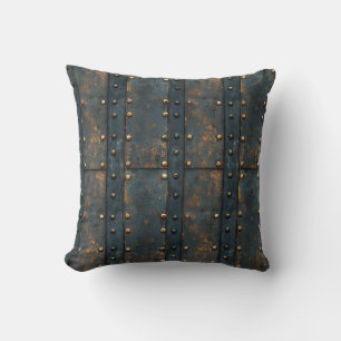 Metal Rivets Throw Kissen