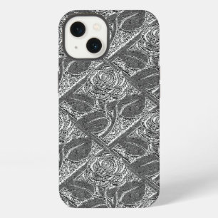 Metal Roses-05-Silber-Galaxy Note4 Hülle iPhone Hülle