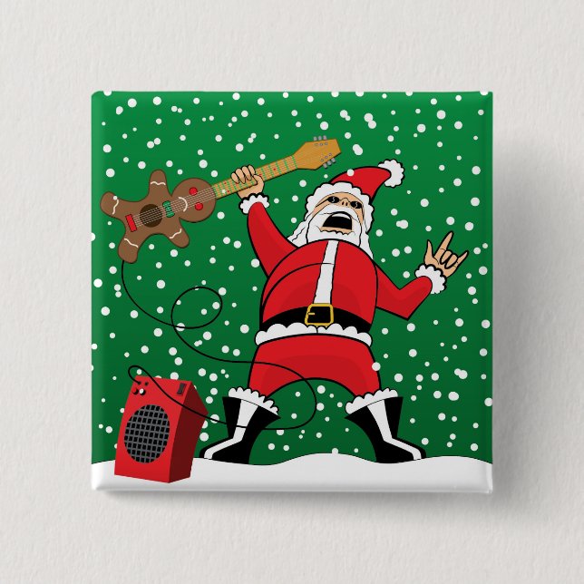 Metal Santa Button (Vorderseite)