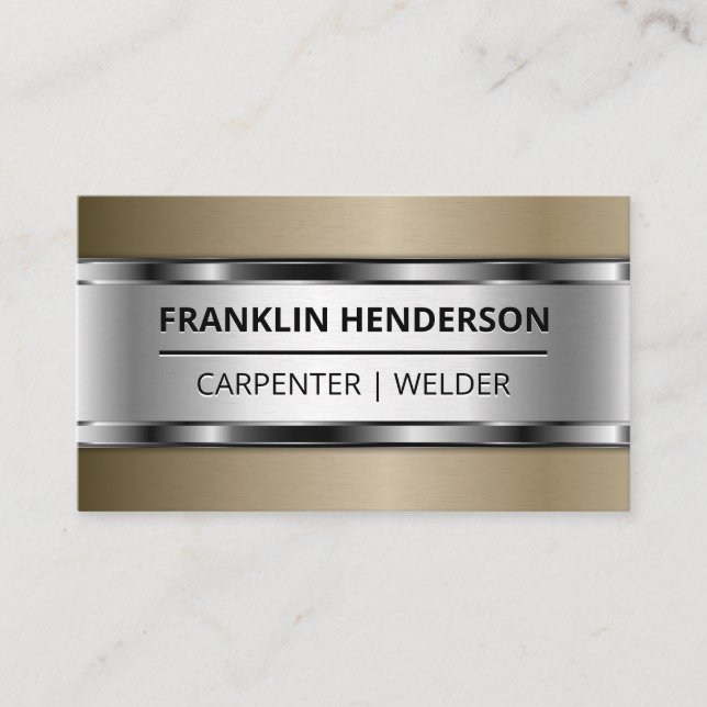 Metal Shine Business Card Visitenkarte (Vorderseite)