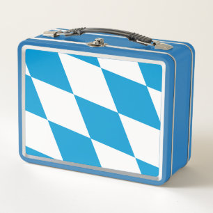 Metal Stainless Lunchbox - Flagge Bayerns