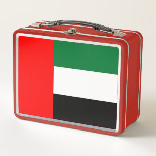 Metal Stainless Lunchbox - Flagge der VAE