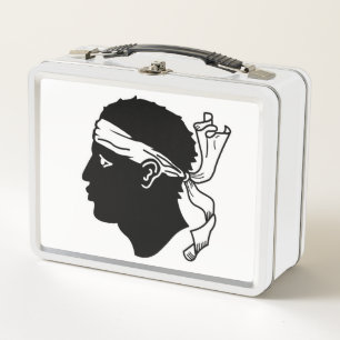 Metal Stainless Lunchbox - Flagge Korsikas