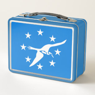 Metal Stainless Lunchbox - Flagge von Corpus Chris