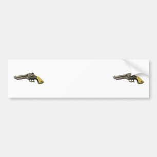 Metal Toy Gun Autoaufkleber