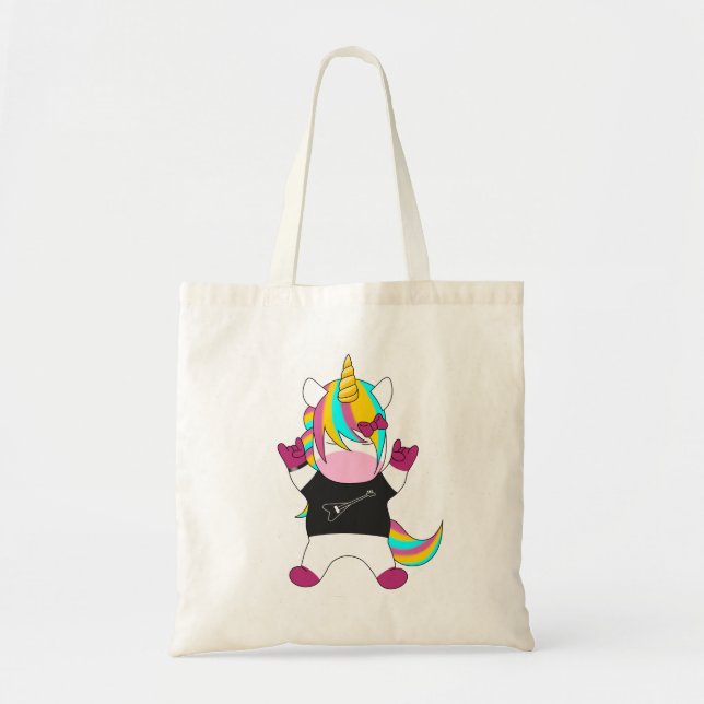 Metal Unicorn Tragetasche (Vorne)