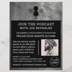 Metaleffekt, Podcaster, Podcast Flyer