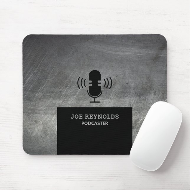 Metaleffekt, Podcaster, Podcast Mousepad (Mit Mouse)