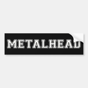 Metalhead Autoaufkleber