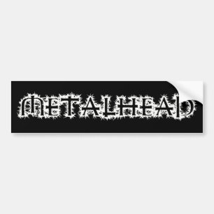 Metalhead Autoaufkleber