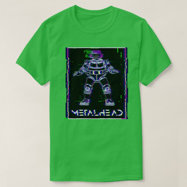 Metalhead Glitch T-Shirt (Design vorne)