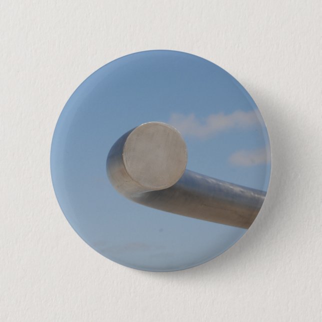 Metalic Blue Skies Button (Vorderseite)