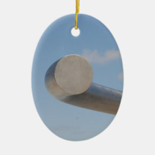 Metalic Blue Skies Keramik Ornament