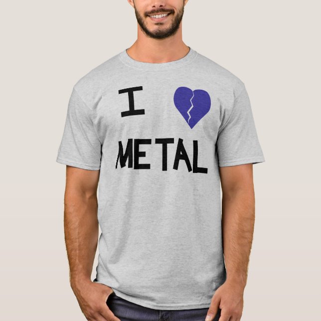 Metall 4 des Herzens I T-Shirt (Vorderseite)