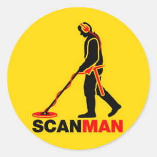 Metall, das Aufkleber ermittelt