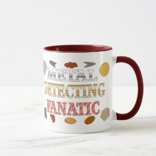 Metall, das Fanatiker ermittelt Tasse