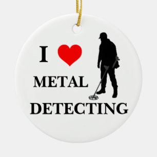 Metall, das Feiertagsverzierung ermittelt Keramik Ornament